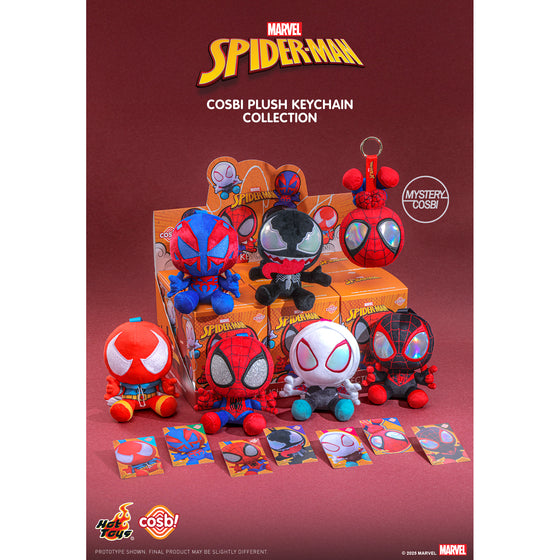 Marvel Comics - Spider Man Cosbi Plush Keychain (box 6) 蜘蛛俠 鎖匙扣