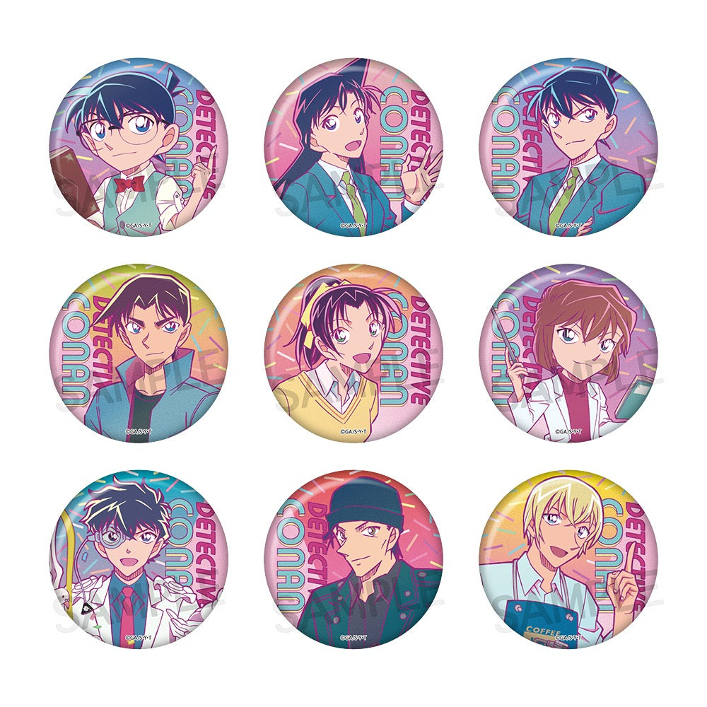 Detective Conan Style Up Series Vol.3 Can Badge (set of 9) 名偵探柯南 襟章