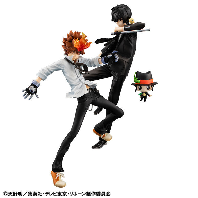 G.E.M. Series Katekyo Hitman Reborn! Tsunayoshi Sawada & Kyoya Hibari & Reborn set 家庭教師 澤田綱吉 雲雀恭彌 利邦
