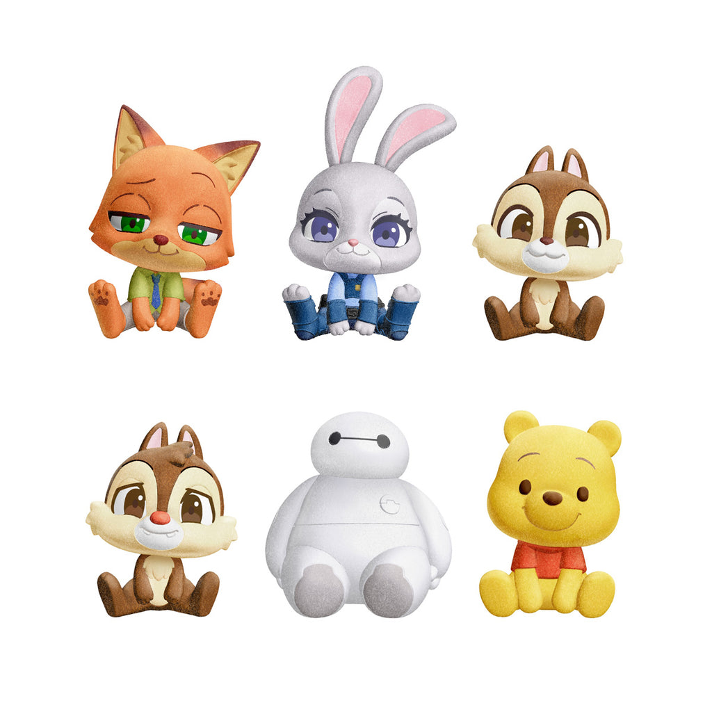 MOFUKYUN OSUWARI DOLL DISNEY CHARACTERS (Box of 10) 迪士尼