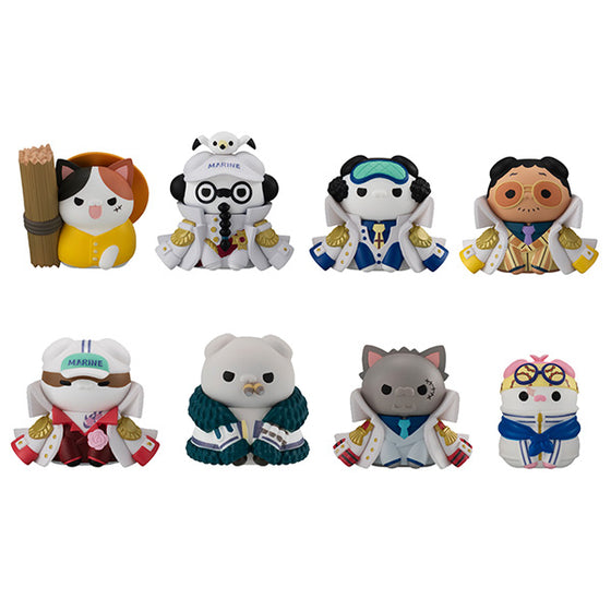 MEGA CAT PROJECT ONE PIECE Nyan Piece Nyan！ Ver. Luffy VS Marines (set of 8) 海賊王 路飛