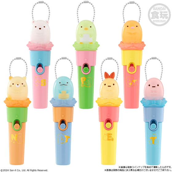 SUMIKKOGURASHI LIGHT STICK CHARM W/O GUM (set of 7) 角落小夥伴 角落生物 發光棒 Sumiko Sumikko 鎖匙扣 吊飾 掛飾