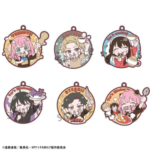 SPY×FAMILY mogu mogu Rubber Mascot (set of 6) 間諜家家酒 安妮亞 アーニャ 鎖匙扣 吊飾