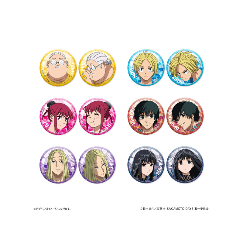 SAKAMOTO DAYS Kirakira Trading Badges (set of 12) 坂本日常 坂本太郎
