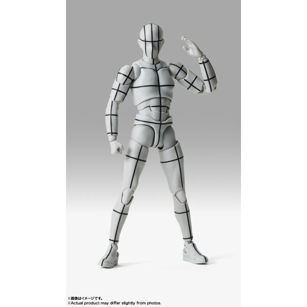 S.H.Figuarts Sports- Edition -WIRE FRAME- (Gray Color Ver.) (BODY KUN/ BODY CHAN) 素體君 素體醬 運動