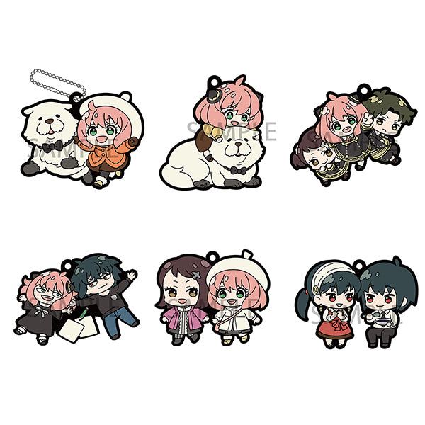 Rubber Mascot Buddycolle SPY×FAMILY vol.2 (set of 6) 間諜家家酒 間諜過家家 安妮亞 アーニャ 鎖匙扣 掛飾 吊飾