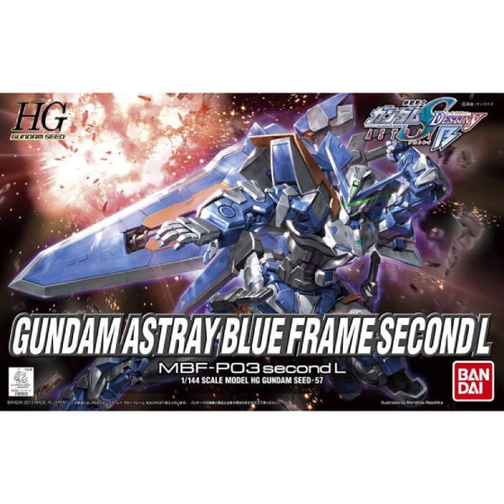 HG 1/144 GUNDAM ASTRAY BLUE FRAME SECOND L 機動戰士 迷惘高達