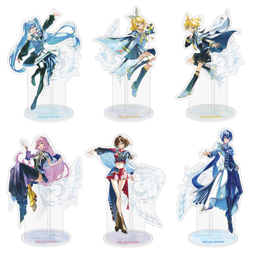 《MIKU EXPO 2025》 ASIA POP UP SHOP GOODS - Knight Diorama Acrylic Stand (Hatsune Miku / Kagamine Rin / Kagamine Len / Megurine Luka / MEIKO / KAITO) 初音 未來