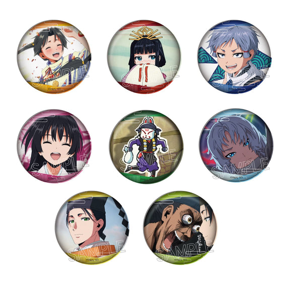 The Elusive Samurai Hyakumenso Can Badge (Set of 8) 擅長逃跑的殿下 襟章