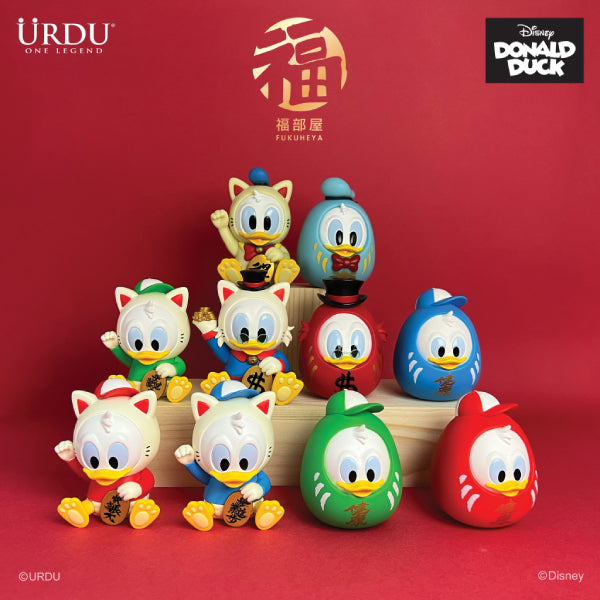 Urdu - Disney Fukuheya Lucky Series S4 - Donald Duck & Scrooge McDuck (box of 8) 迪士尼 唐老鴨 史高治 福部屋招財貓
