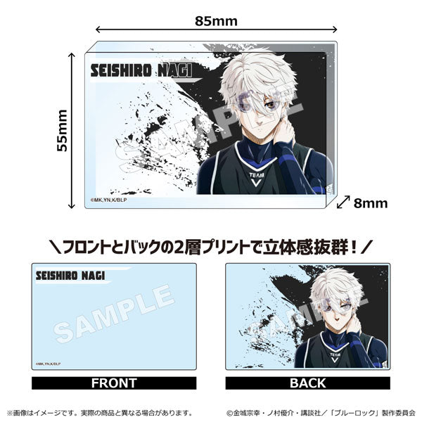 Blue Lock Acrylic Block (Seishiro Nagi / Reo Mikage) 藍色監獄 亞加力磚 擺設 凪誠士郎 御影玲王