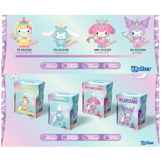 Sanrio Model Kit Unicorn Series (Hello Kitty / Cinnamoroll / My Melody / Kuromi) 獨角獸