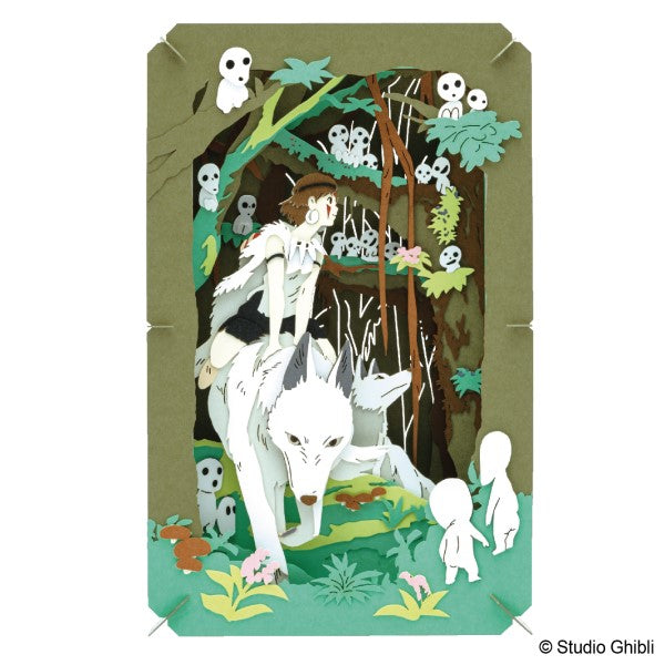 PT-L80 PAPER THEATER Princess Mononoke - The Forest Where Kodama Lives 吉卜力 幽靈公主 紙劇場