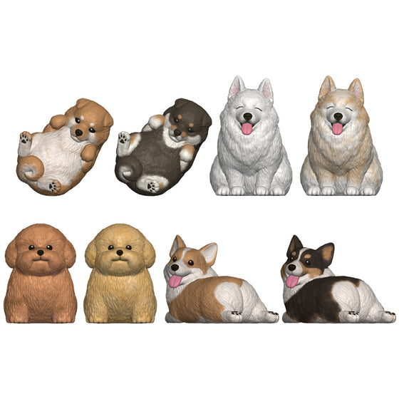MOCCHIRI KORORIN ♪DOGS W/O GUM (set of 8) 狗