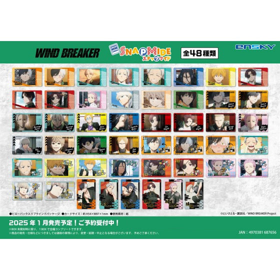 WIND BREAKER Snapmide (pack of 16) 防風少年 防風鈴 收藏卡