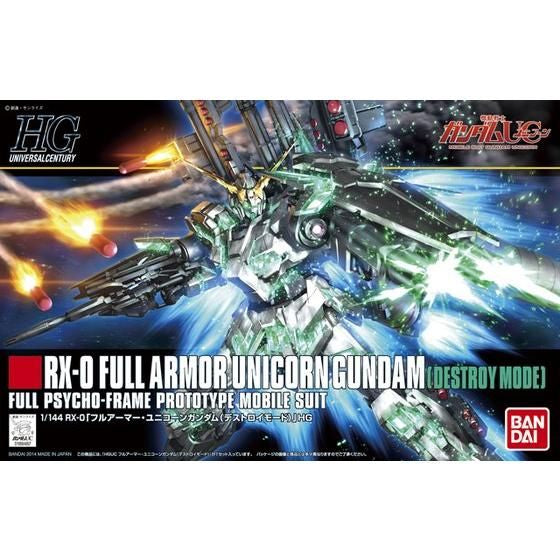 HGUC 1/144 Full Armor Unicorn Gundam (Destroy Mode) 機動戰士 全武裝獨角獸高達 毀滅模式