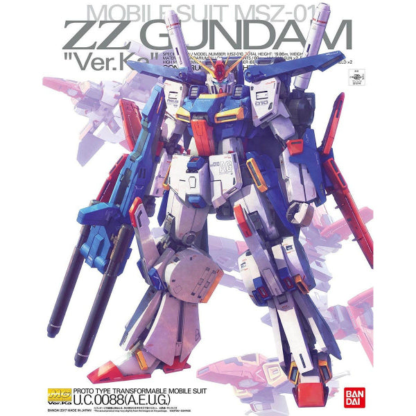 MG 1/100 ZZ GUNDAM Ver.Ka 機動戰士 高達 卡版 Ka版