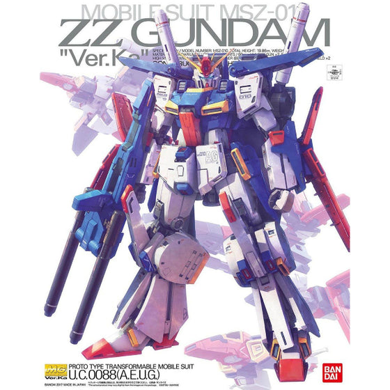 MG 1/100 ZZ GUNDAM Ver.Ka 機動戰士 高達 卡版 Ka版