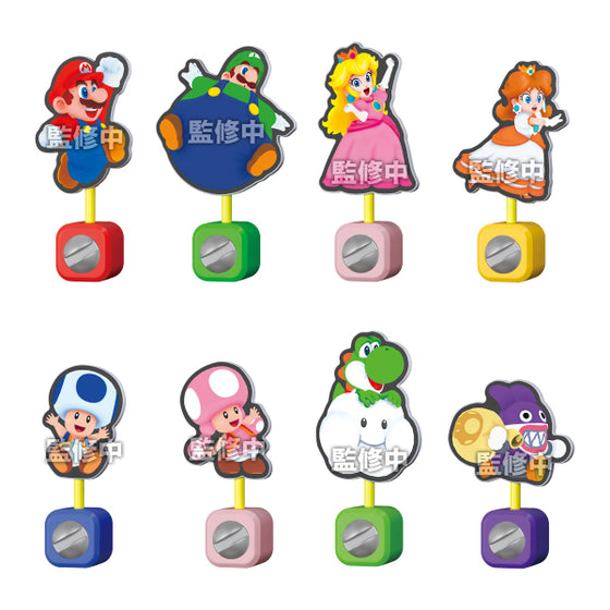 SUPER MARIO BROS. WONDER CLIP STAND W/O GUM (set of 16) 瑪利奧 瑪利歐 夾