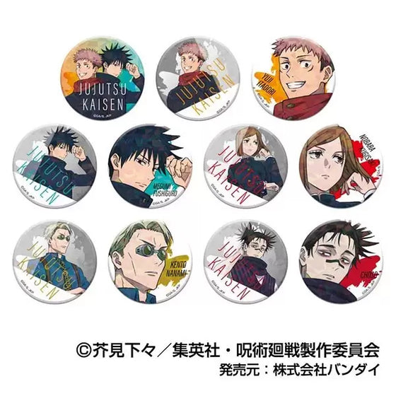 Jujutsu Kaisen Shibuya arc Kiratto CAN Badge (Set of 11) 咒術迴戰 襟章 虎杖 伏黑惠 七海建人