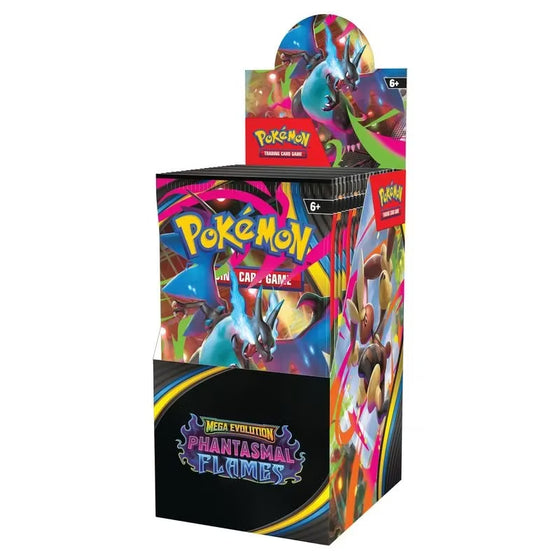 Mega Evolution Half Booster Box - ME02: Phantasmal Flames (ENG ver.) 寵物小精靈 寶可夢 卡牌