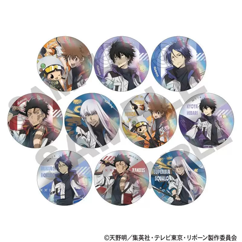 Katekyo Hitman REBORN! Trading Metal Badge (set of 10) 家庭教師 襟章 叭唧 徽章