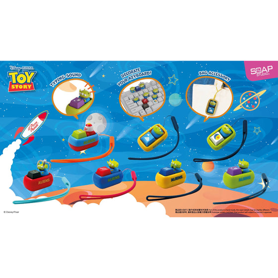 DISNEY · PIXAR Aliens Keycaps (box of 6) (2025 Sep resale ver.) 迪士尼 三眼仔 鍵帽