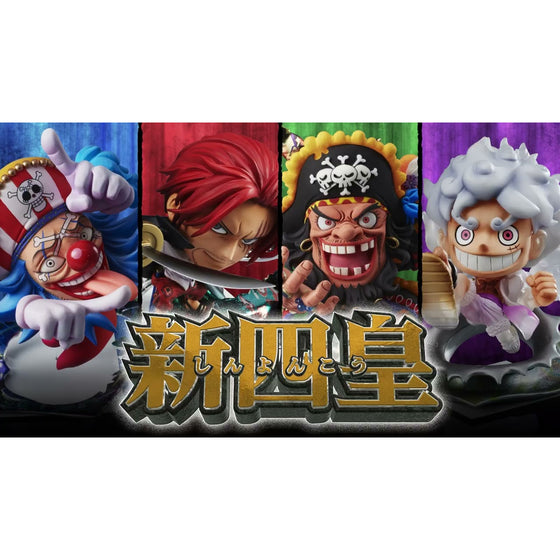 NIFORMATION FIGURE (MONKEY D. LUFFY / SHANKS / BUGGY / MARSHALL D. TEACH) W/O GUM  海賊王 路飛 撒古斯 巴奇 黑胡子