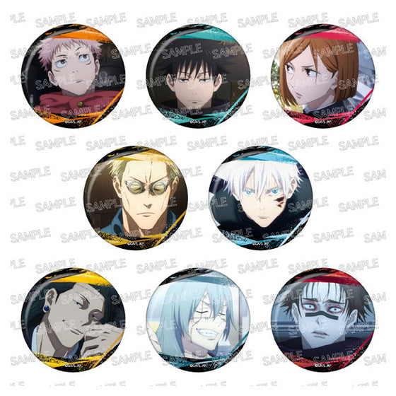 Jujutsu Kaisen Hundred Faces Can Badge Vol.2 (set of 8) 咒術迴戰 涉谷事變 百面相 襟章