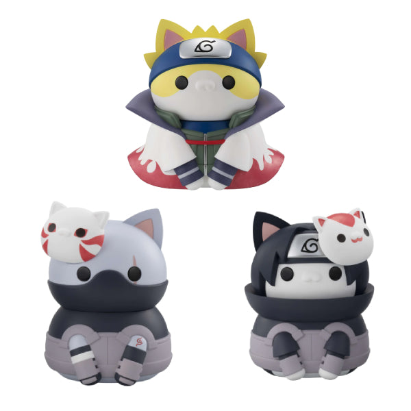 MEGA CAT PROJECT NARUTO Shippuden Nyanto! The Big Nyaruto series (Minato Namikaze / Kakashi Hatake Anbu ver. / Itachi Uchiha Anbu ver.) 火影忍者 疾風傳 波風皆人 湊 水門 四代目 畑鹿驚 旗木卡卡西 內輪鼬太知 宇智波鼬