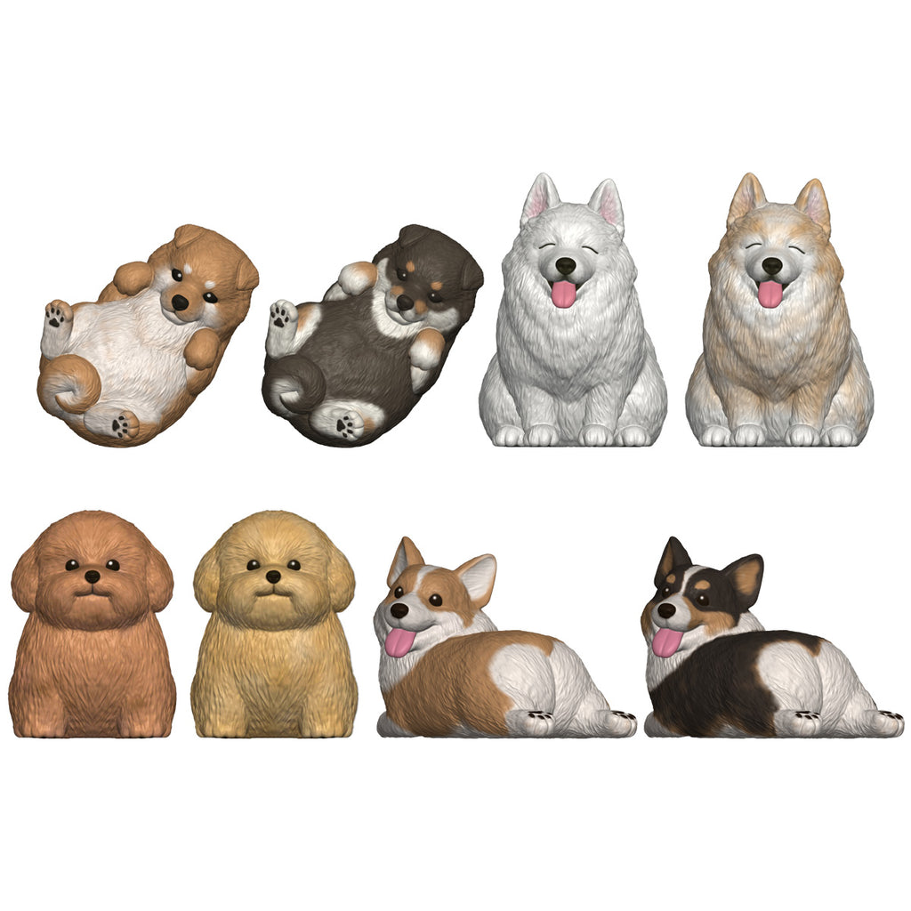MOFUMOFU TE-NORI FRIENDS 3 (set of 8) 掌上動物 狗