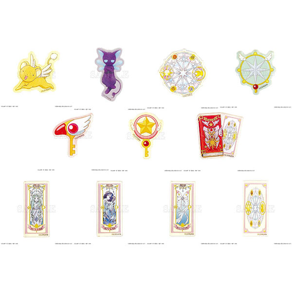 Cardcaptor Sakura Secret Acrylic Sticker (box of 12 packs) 百變小櫻 貼紙