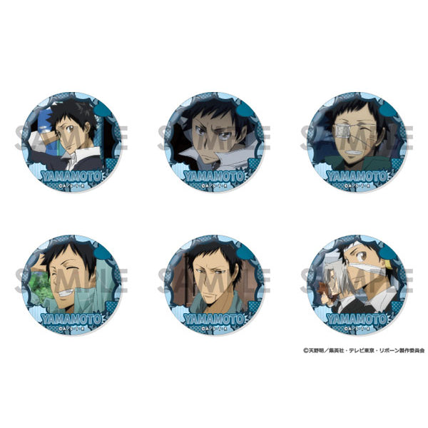 Katekyo Hitman Reborn! Takeshi Yamamoto Selection Can Badge Set 家庭教師 襟章 山本 武
