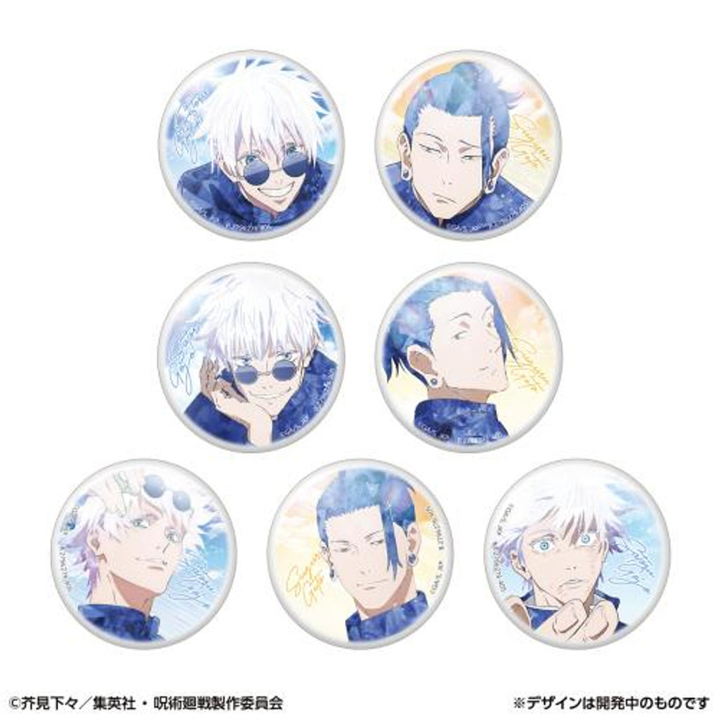 SAIKOU KIRA KIRA GLITTER BADGE COLLECTION JUJUTSU KAISEN HIDDEN INVENTORY/PREMATURE DEATH (set of 10) 咒術迴戰 襟章 五條悟 夏油傑