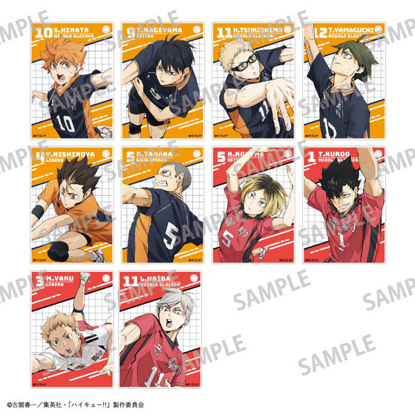 Haikyu!! Trading Acrylic Cards (set of 10) 排球少年 收藏卡
