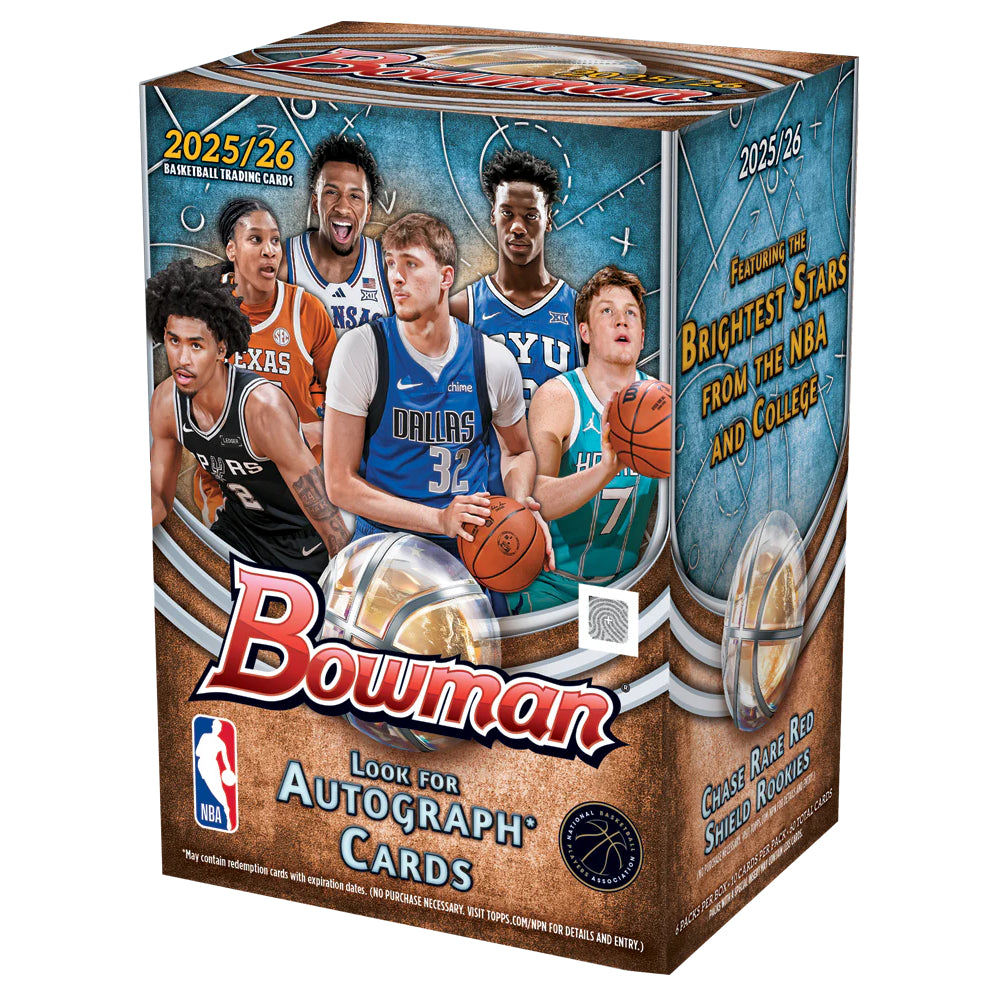 2025-26 Bowman Basketball - Value Box 收藏卡牌 NBA