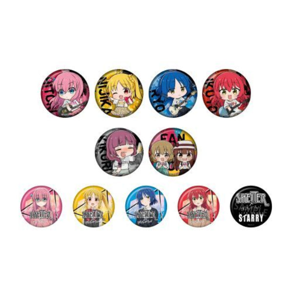 SHELTER x Bocchi the Rock! Can Badge A Box (set of 11) 孤獨搖滾 徽章 襟章