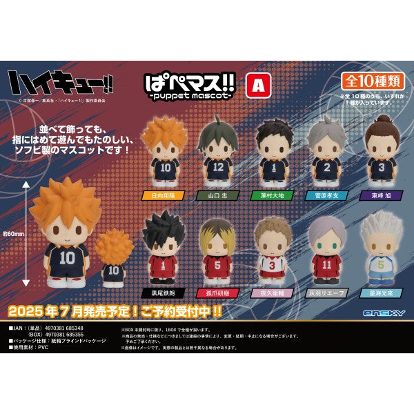 Haikyu!! Puppet Mascot !! A (set of 10) 排球少年 指套