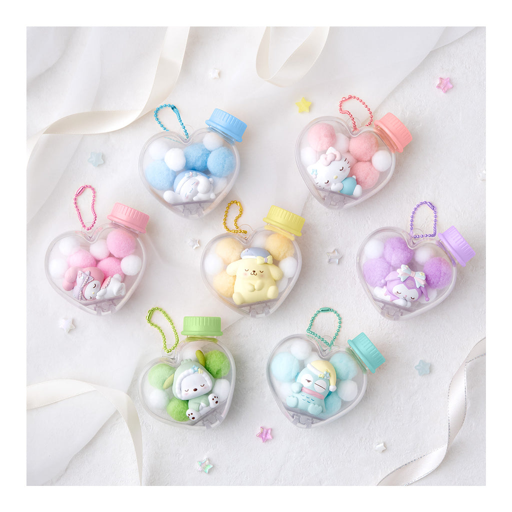 SANRIO CHARACTERS KIRA MOFU CASE MASCOT (box of 12) 三麗鷗