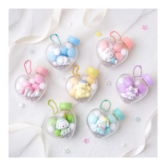 SANRIO CHARACTERS KIRA MOFU CASE MASCOT (box of 12) 三麗鷗