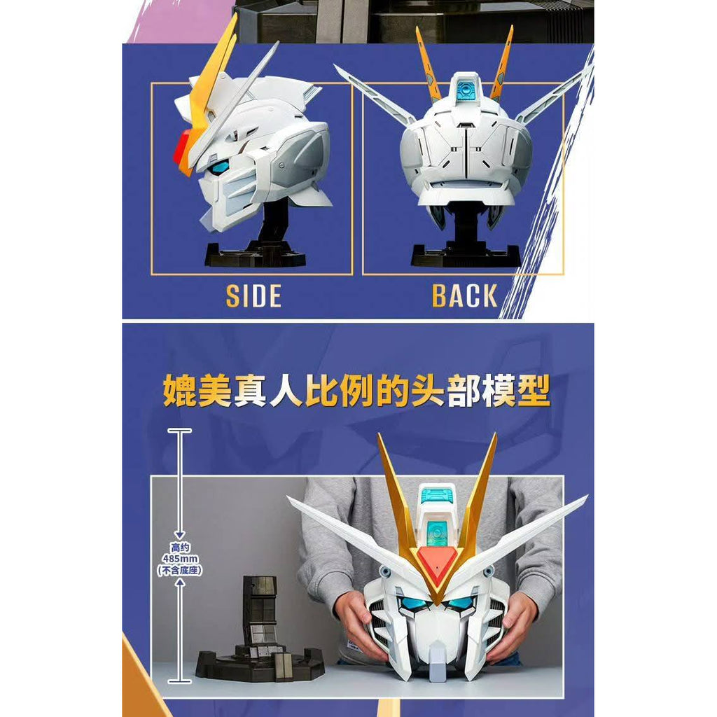 BN HEAD COLLECTION RISING FREEDOM GUNDAM 機動戰士 高達 飛昇自由高達