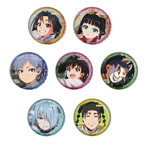 The Elusive Samurai sparkling can badge (set of 7) 擅長逃跑的殿下 襟章