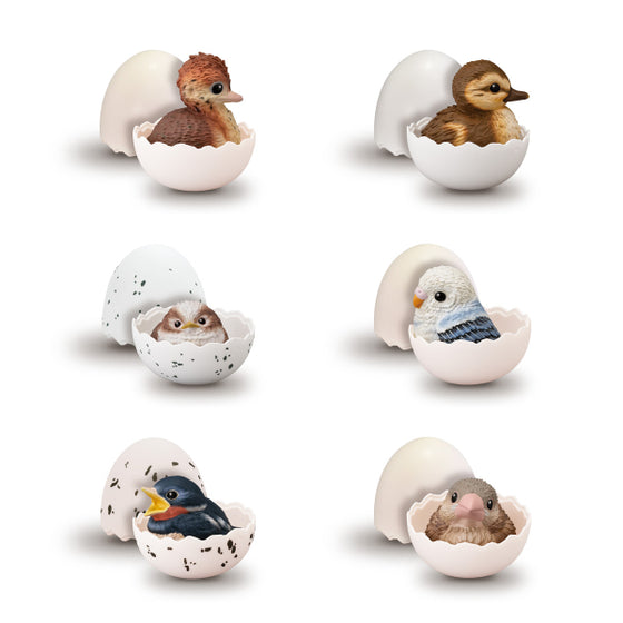 TE-NORI BABY FRIENDS -BIRD- (set of 6) 掌上動物 鳥