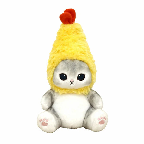 Mofusand Potetama stuffed toy (Ebinyan Gray / Ebinyan Beige / Samenyan Gray / Samenyan Beige) 貓 公仔