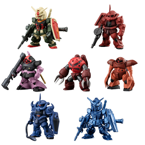 FW GUNDAM CONVERGE ♯MOVIE VISUAL SELECTION W/O GUM (set of 7) 機動戰士 高達