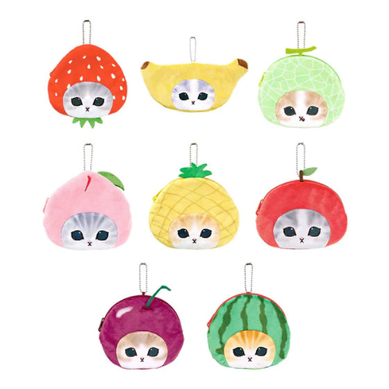 mofusand Trading Face Pouch (Fruity Cat) (set of 8) 貓