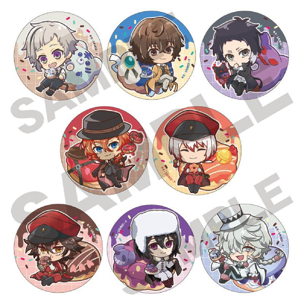 Bungo Stray Dogs Trading Can Badge Chara Peko Doughnut (Set of 8) 文豪野犬 襟章