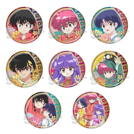 Ranma 1/2 Foil-stamped badge (set of 8) 亂馬 襟章 徽章