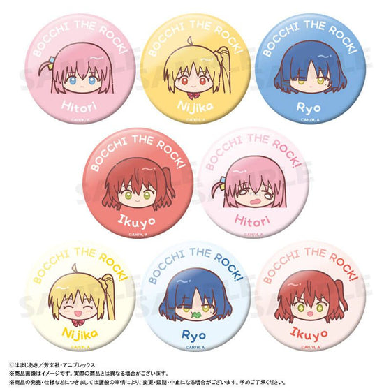 Bocchi the Rock! Yurukoro Face Trading Can Badge (set of 8) 孤獨搖滾 襟章