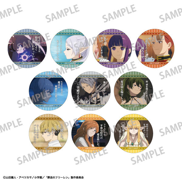 Frieren Beyond Journey's End Trading Famous Quote Tin Badge VOL.3 (set of 10) 葬送的芙莉蓮 襟章